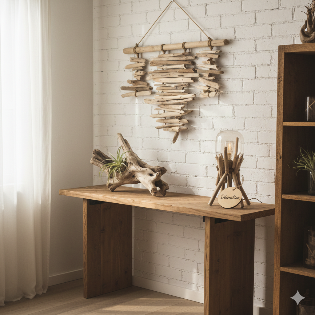 Bois flotté pour la décoration