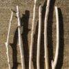 Lot de 6 branches de bois flotté vue haut recto