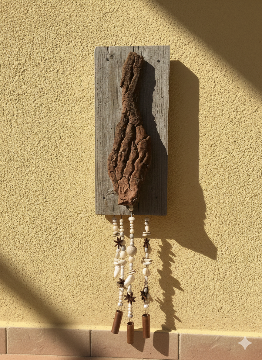 Un terrarium avec du bois flotté en décoration