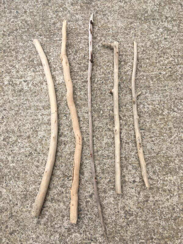 Lot de 5 branches de bois flottant vue 4