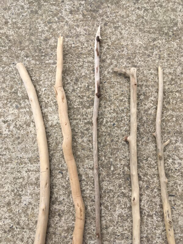 Lot de 5 branches de bois flottant vue 5